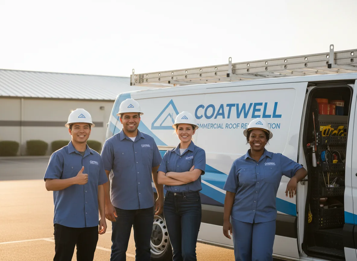 Commercial roof coating company in Elvaston, IL